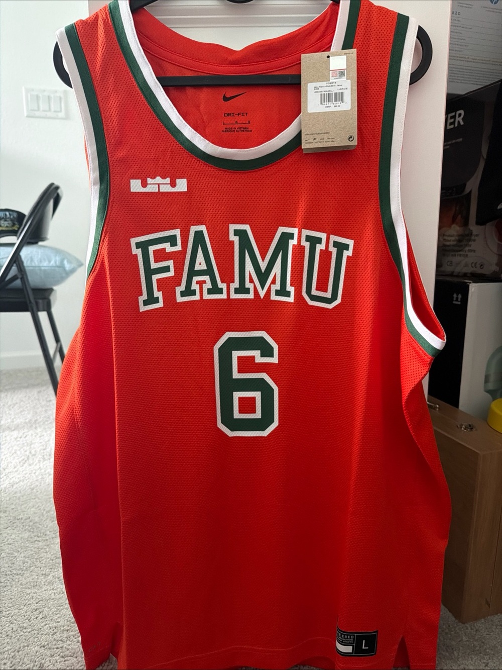 Nike Lebron James FAMU #6 Basketball Jersey